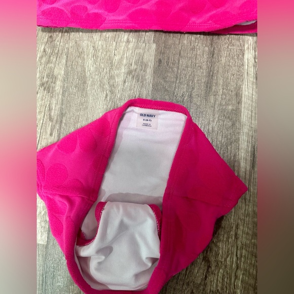 Girl's Pink Floral Swim Set - Picture 4 of 5